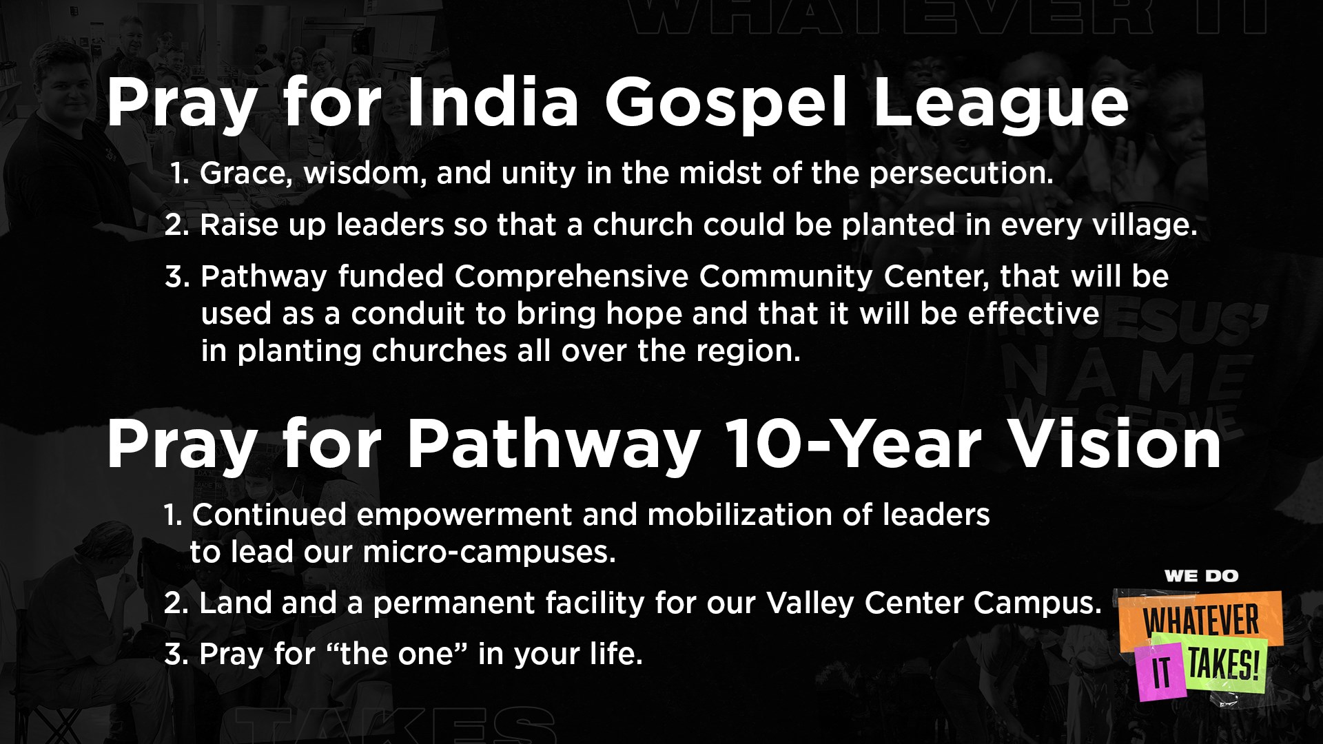 Prayer Prompts for India and Vision